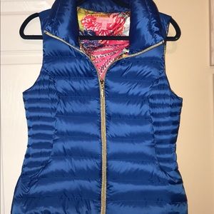 Lilly Pulitzer Puffy Vest size Medium